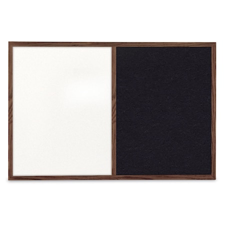 United Visual Products Slim Style Indoor Enclosed Corkboard, 36 UV504SC-GOLD-APRICOT